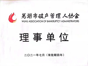 芜湖市破产管理人协会理事单位