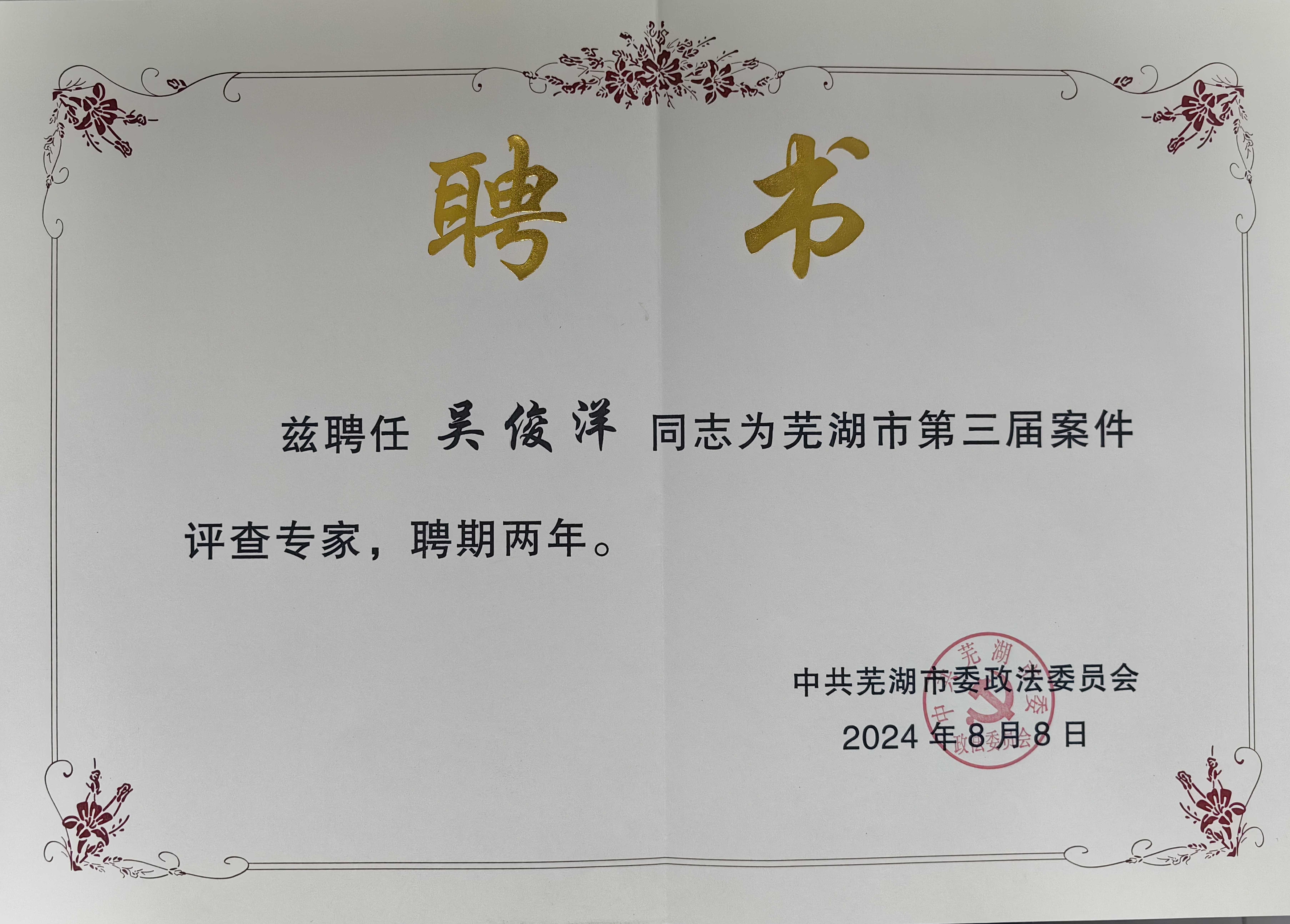 芜湖市第三届案件评审专家(吴俊洋)_new.jpg